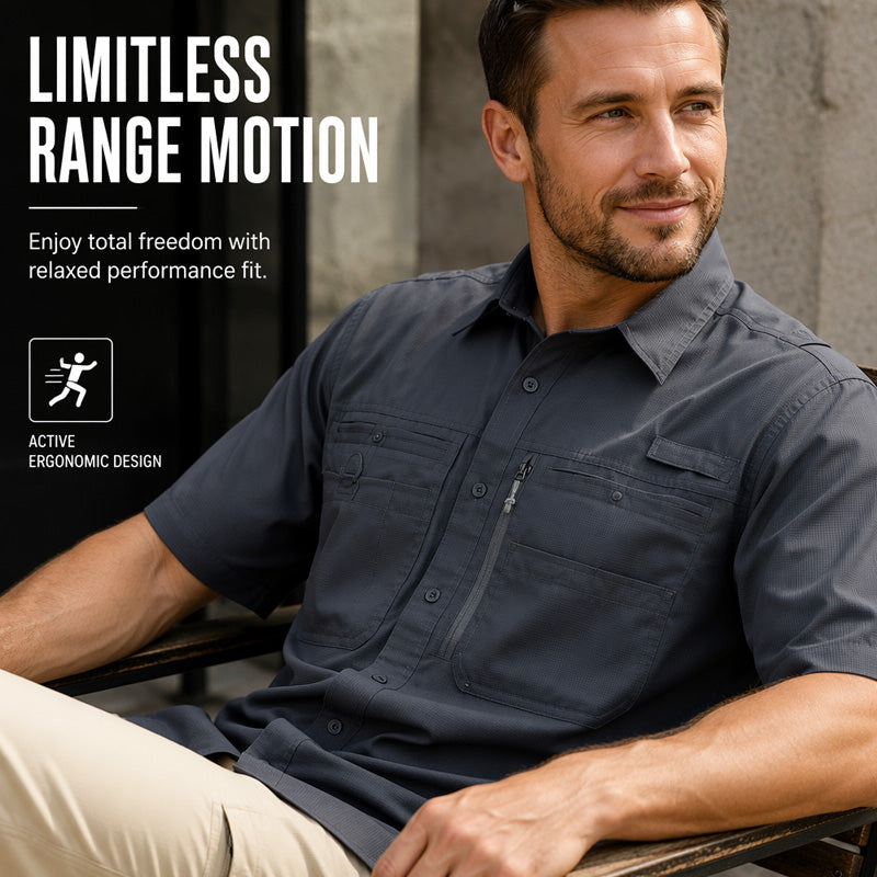 Men's Short Sleeve Outdoor Hiking Shirt