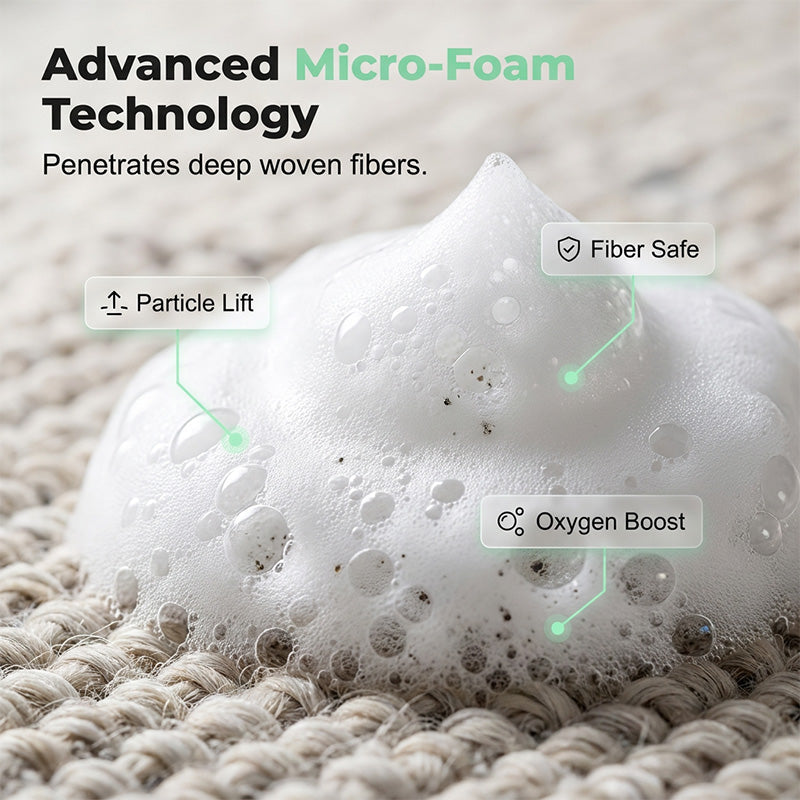 ⏳ Limited Time Buy 2 Get 1 Free - 50% OFF! ✨Waterless Carpet Foam Stain Remover with Towel