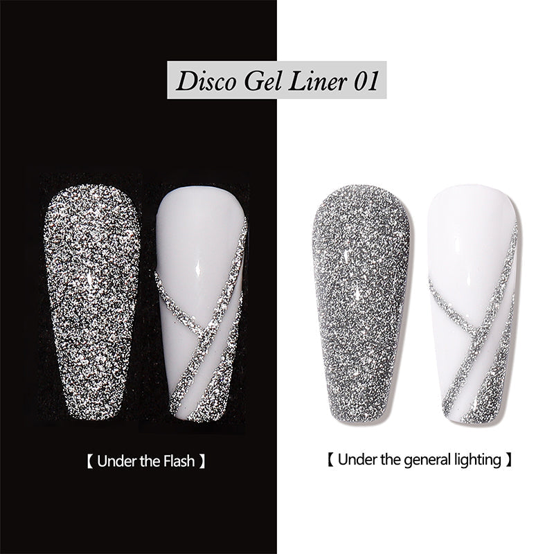 💅50% OFF FLASH SALE | Reflective Glitter Gel Nail Polish Liner