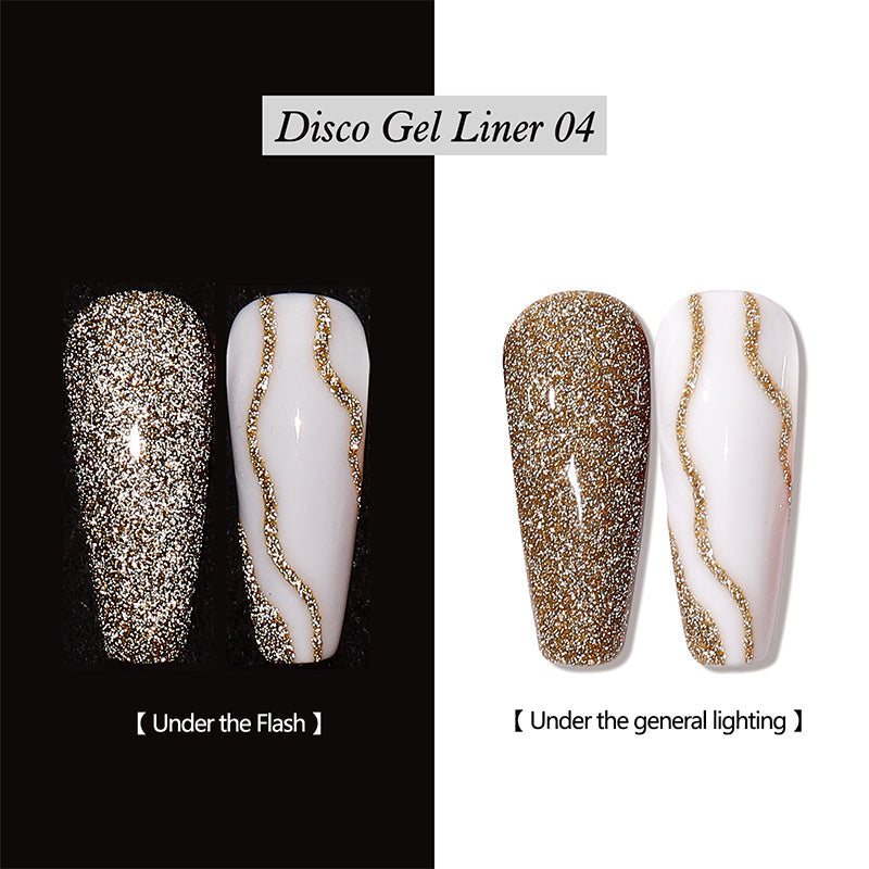💅50% OFF FLASH SALE | Reflective Glitter Gel Nail Polish Liner