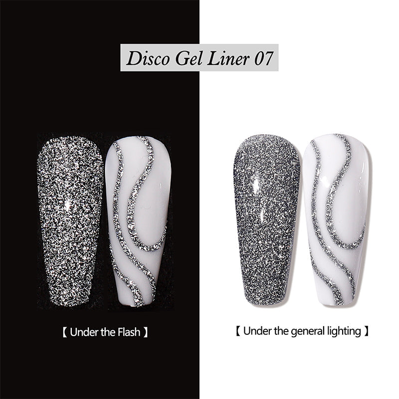 💅50% OFF FLASH SALE | Reflective Glitter Gel Nail Polish Liner