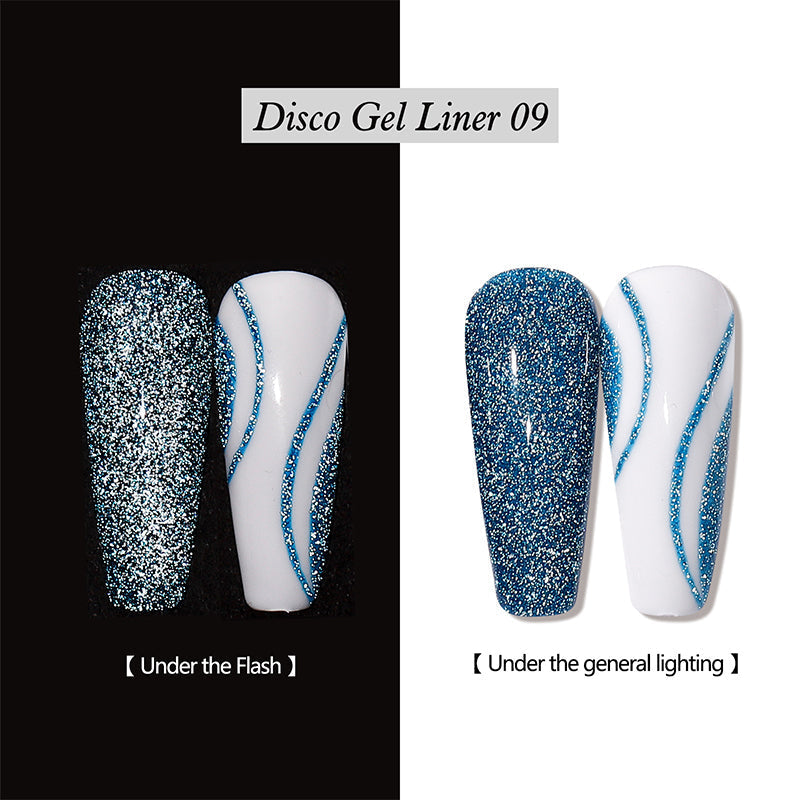 💅50% OFF FLASH SALE | Reflective Glitter Gel Nail Polish Liner