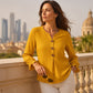 Women's Waffle Knit Long Sleeve Top