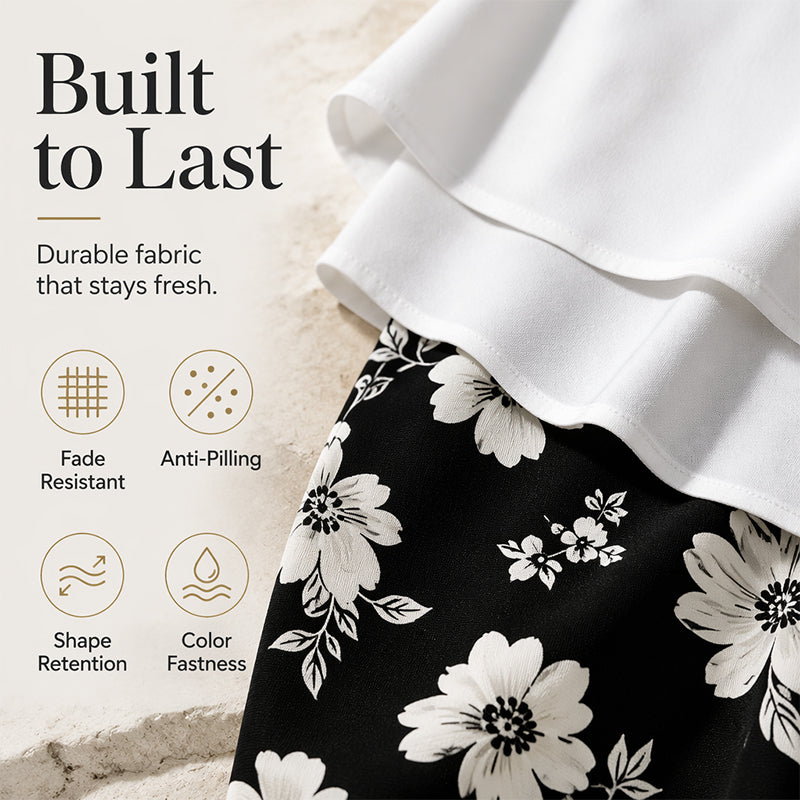 Women's Casual Top & Pants Two Piece Set