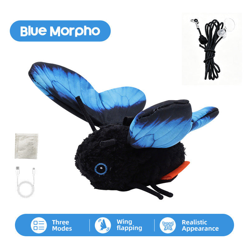 🦋🐱 Smart Sensing Flapping Butterfly Toy – 50% OFF! 🐈Perfect Playmate for Pets！Motion-activated, realistic flight, interactive fun – keeps your cat engaged for hours. 🔥✨