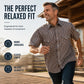 Men's Classic Fit Short Sleeve Striped Shirt