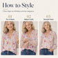 Women's Summer Floral Print V-Neck T-Shirt