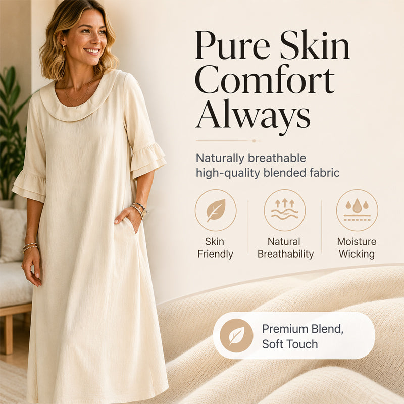 ⌛Limited-Time Offer-Women's Casual Round Neck Summer Dress.