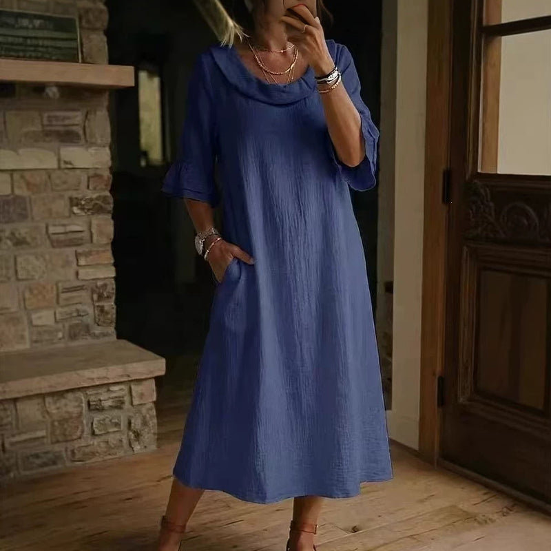 ⌛Limited-Time Offer-Women's Casual Round Neck Summer Dress