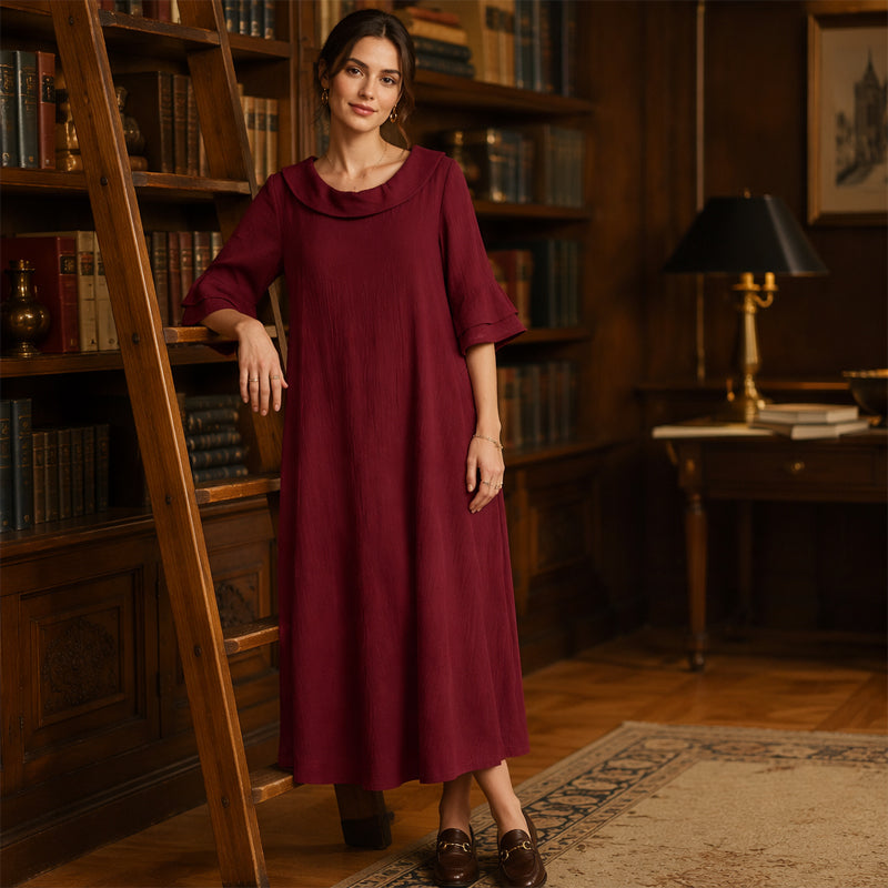 ⌛Limited-Time Offer-Women's Casual Round Neck Summer Dress.