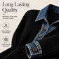 Women's Denim Collar Long Sleeve Patchwork Knit Top