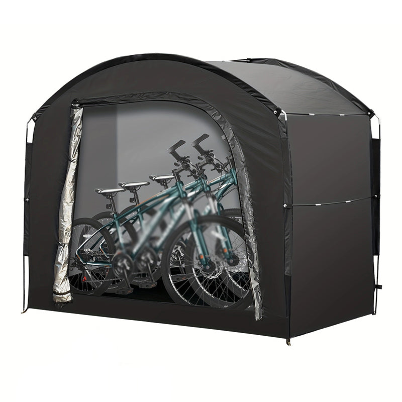 🏕️🚲Portable Weatherproof Bike Storage Shed for Bicycles & Outdoor Gear🔧