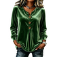 ✨🛍️Fresh Drop - Relaxed Velvet Blouse - Lightweight & Neat Finish for Everyday Elegance