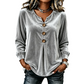 ✨🛍️Fresh Drop - Relaxed Velvet Blouse - Lightweight & Neat Finish for Everyday Elegance