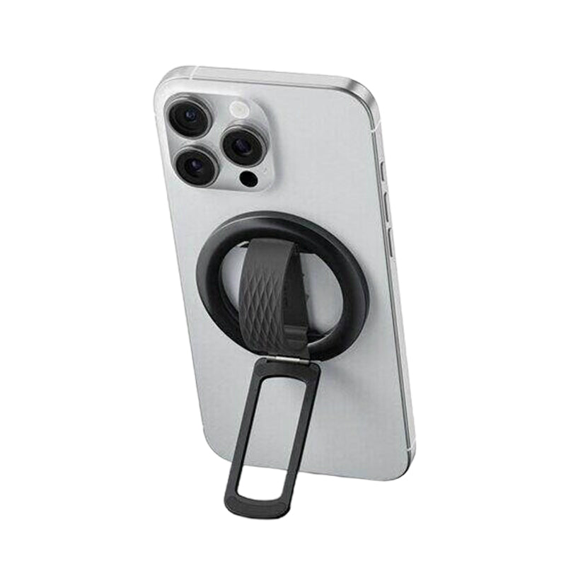 📱 Magnetic Phone Ring Holder with Finger Strap– Strong Hold, Soft Comfort & Hands-Free Freedom ✨