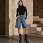 ⌛Limited-time offer-Women's Classic Straight-Leg Denim Crop Pants