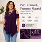 Women's Cold-Shoulder Criss Cross Top