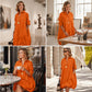 Women's Casual Button Down Shirt Dress