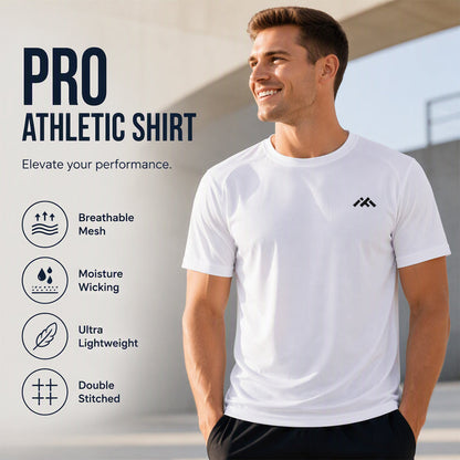 Men's Breathable Short Sleeve Athletic T-Shirt