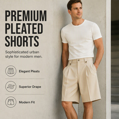⌛Limited-time offer-Men's Casual Wide Leg Suit Shorts