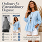 ⌛Limited-time offer-Women's Summer Lantern Sleeve Tiered Ruffle Blouse