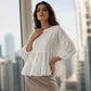 ⌛Limited-time offer-Women's Summer Lantern Sleeve Tiered Ruffle Blouse