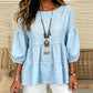 ⌛Limited-time offer-Women's Summer Lantern Sleeve Tiered Ruffle Blouse
