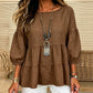⌛Limited-time offer-Women's Summer Lantern Sleeve Tiered Ruffle Blouse