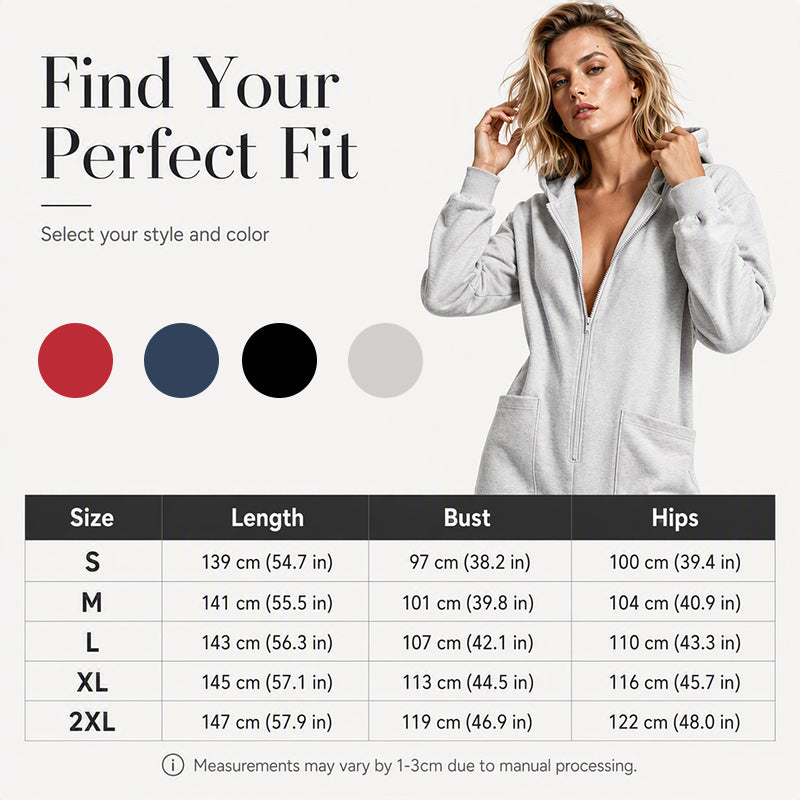 ⌛Limited-Time Offer-Women's Casual Long Sleeve Hooded Jumpsuit