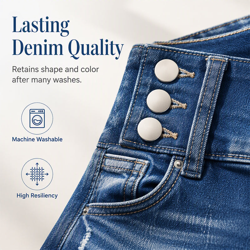 Women’s High Waisted Slim Fit Cropped Jeans