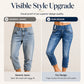 Women’s High Waisted Slim Fit Cropped Jeans