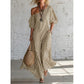 Women's One-Shoulder Striped Maxi Dress