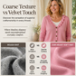 Women's Ruffle Collar Knit Cardigan