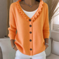 Women's Ruffle Collar Knit Cardigan