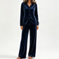 Women’s Casual Velvet 2-Piece Lounge Set