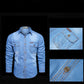 Men's Casual Long Sleeve Denim Shirt 
