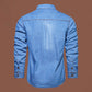 Men's Casual Long Sleeve Denim Shirt 