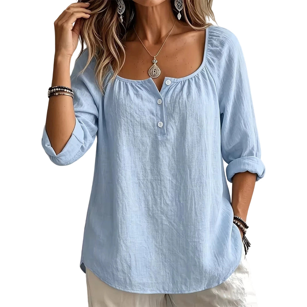 Relaxed V-Neck Pullover