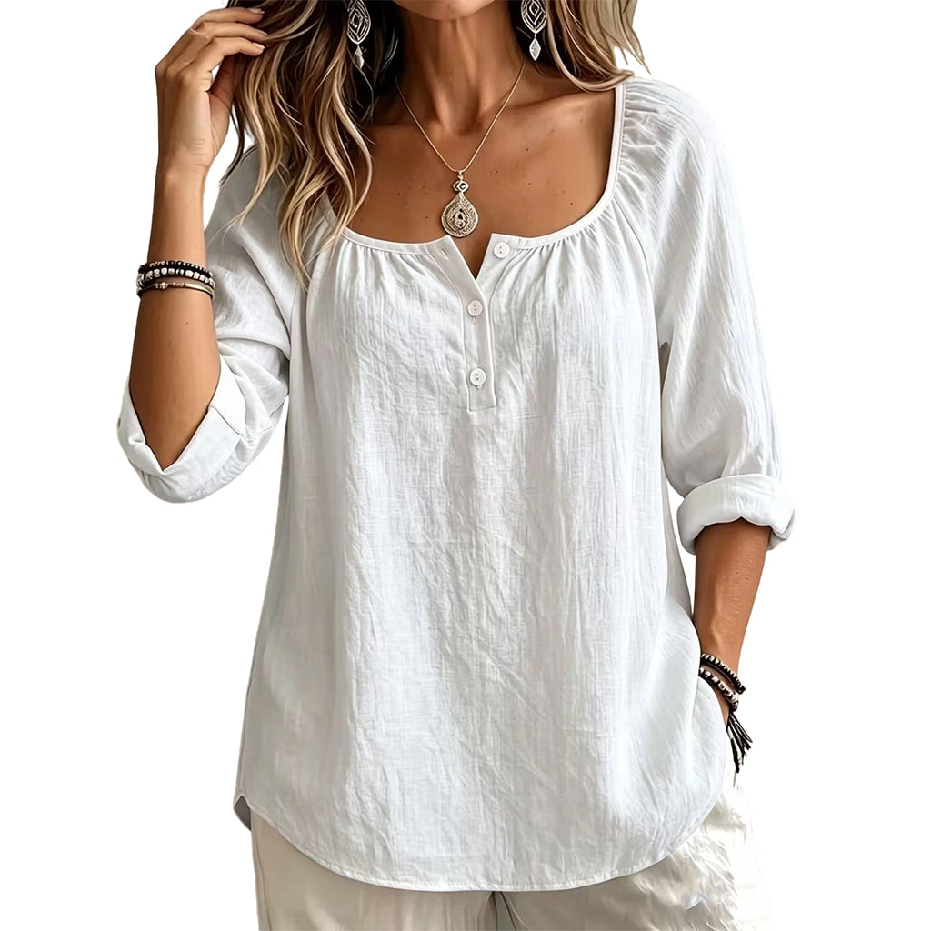 Relaxed V-Neck Pullover