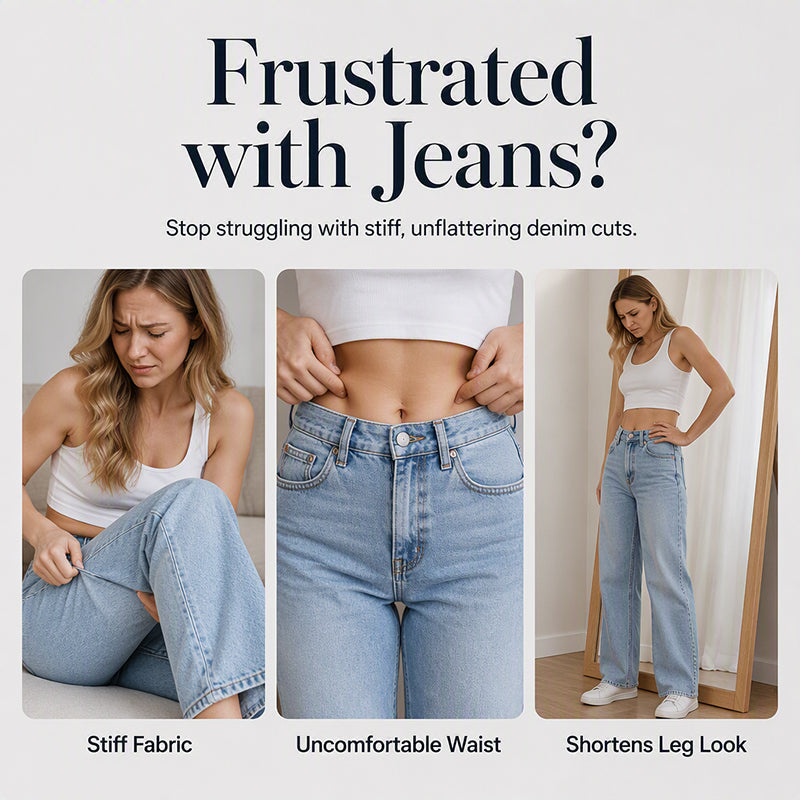 Women's Casual Wide Leg Jeans