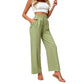 Women's Casual High Waisted Wid-Leg Pants