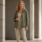 🌸Hot Sale 50% OFF💖Women's Casual Hooded Jacket with Drawstring Hem