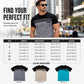 Men's Casual Printed Short Sleeve Crewneck T-Shirt