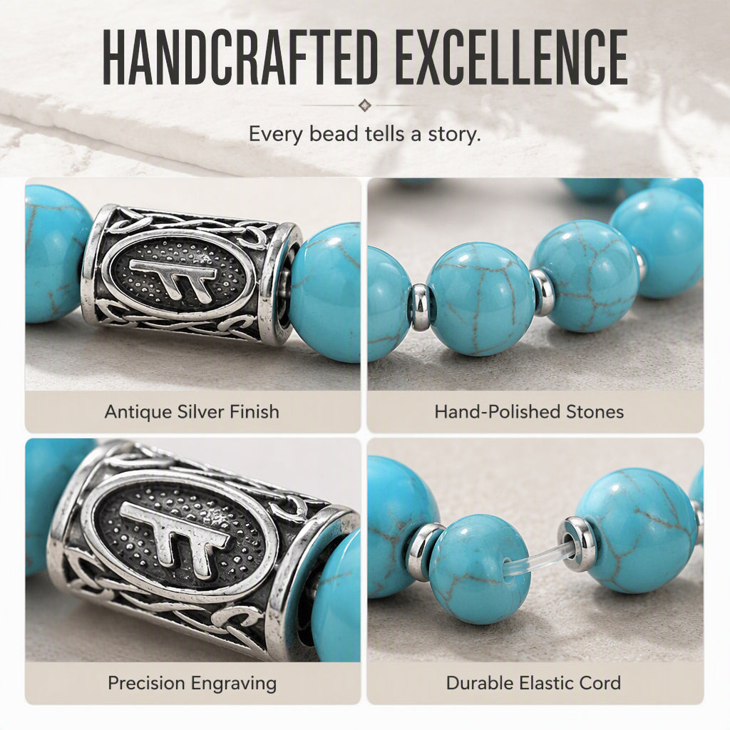 🌸Hot Sale 50% OFF💖Bold Viking Natural Stone Beaded Bracelet