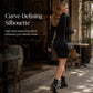 Women's Ribbed Turtleneck Long Sleeve Sweater Dress