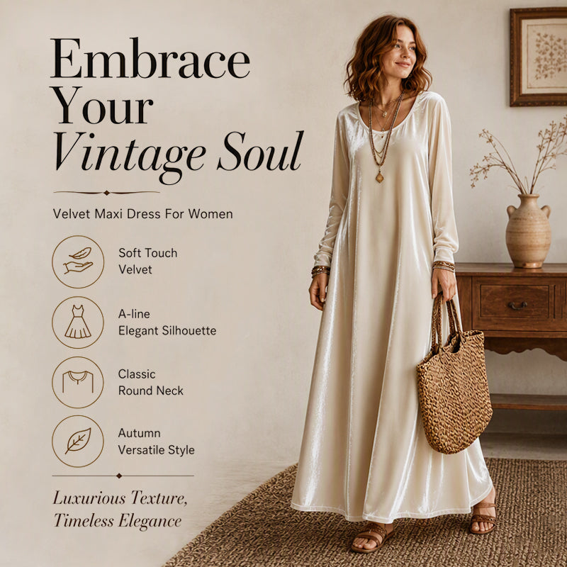 ⌛Limited-time offer-Women's Elegant Long Sleeve Maxi Dress