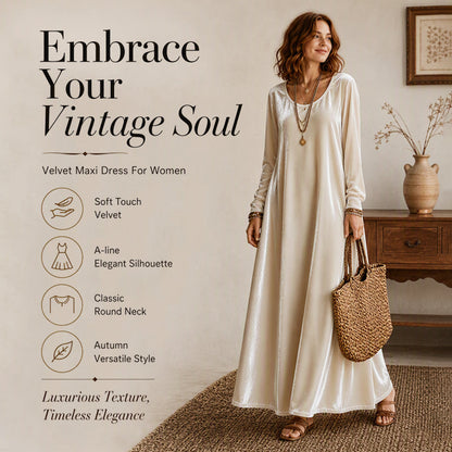 ⌛Limited-time offer-Women's Elegant Long Sleeve Maxi Dress
