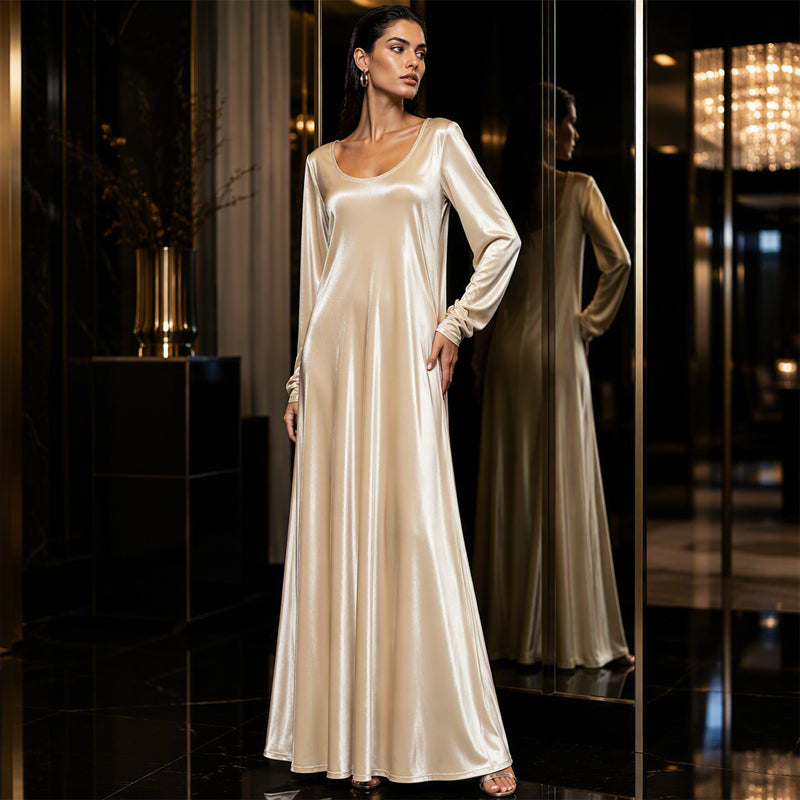 ⌛Limited-time offer-Women's Elegant Long Sleeve Maxi Dress