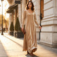 ⌛Limited-time offer-Women's Elegant Long Sleeve Maxi Dress