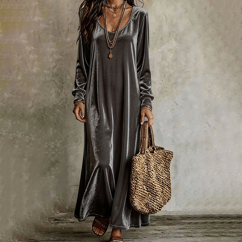 ⌛Limited-time offer-Women's Elegant Long Sleeve Maxi Dress